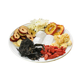 产品实物红枣枸杞养生花茶