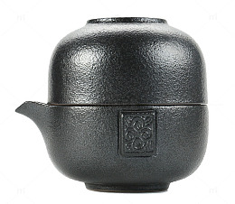 黑陶饮茶快客杯