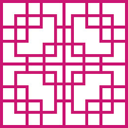 红色古典边框图案