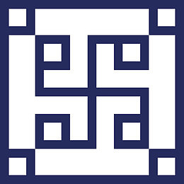 正方形图案边框素材