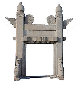 中国风石材门框