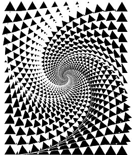 三角形创意炫光矢量图