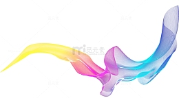 彩色渐变曲线