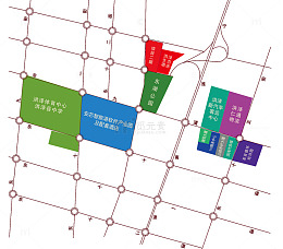 矢量房地产区位图