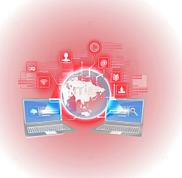 电脑数据分析炫酷科技图片