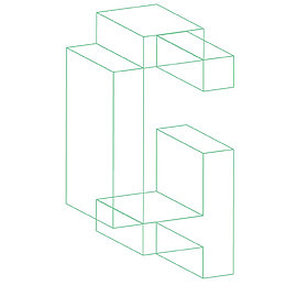 四维空间字母简图G