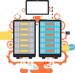 网络电脑矢量图标