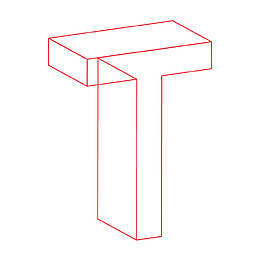四维空间字母简图T