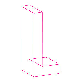 四维空间字母简图L