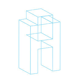 四维空间字母简图A