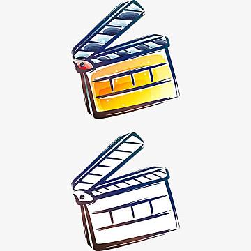 卡通场记板图标(800x800)png电影倒计时(522x500)png五角星票房图标