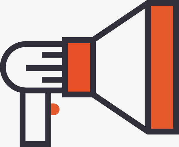 手绘喇叭免抠素材免费下载_觅元素51yuansu.com