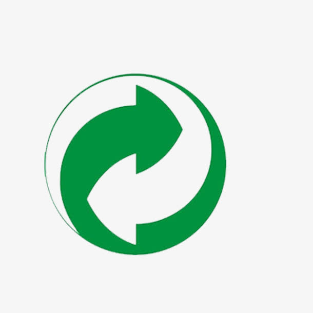 卡通绿色的安全标png