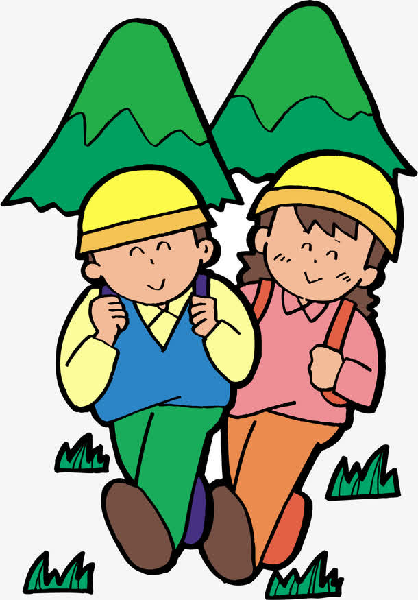 春游png矢量元素