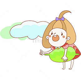 张嘴的女孩