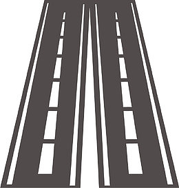 双车道路面