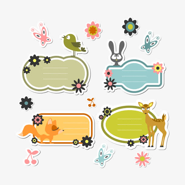 矢量卡通小相框