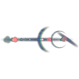 蓝色光效免扣png