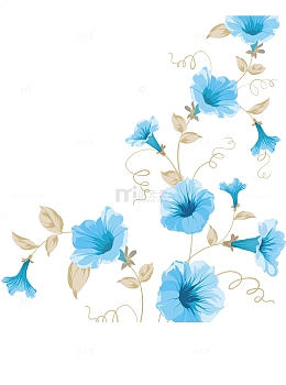 水彩花边框
