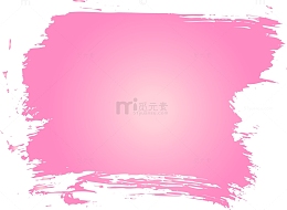 粉色爆炸水彩笔刷图