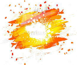 红色渐变线条花纹