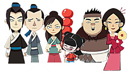 武林外传客栈卡通人物