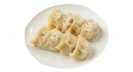 一份锅贴煎饺素材