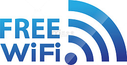 免费wifi蓝色信号格