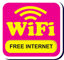 玫红色wifi信号栏LOGO