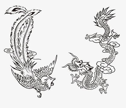 龙凤呈祥png中国风淘宝海报png龙凤呈祥png龙凤呈祥喜字婚庆png黄金