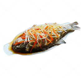 豆豉清蒸鲈鱼