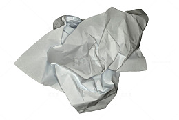 灰色废纸团