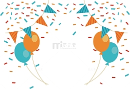 派对装饰彩带气球