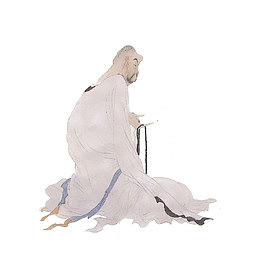 手绘中国风插画鲁智深