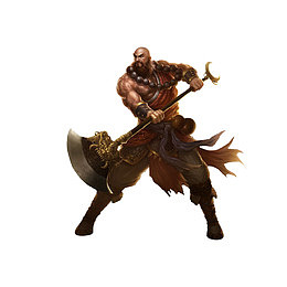 卡通游戏人物鲁智深