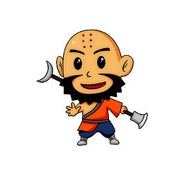卡通Q版花和尚鲁智深