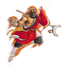 手绘插画鲁智深