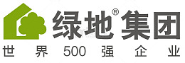 浅绿标黑字东方绿地LOGO