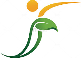 彩色的生态农业图标