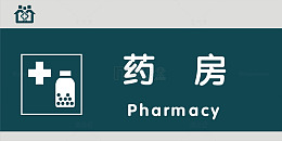 药房门牌