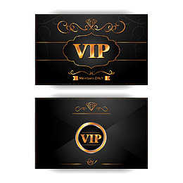 尊贵VIP名片模板