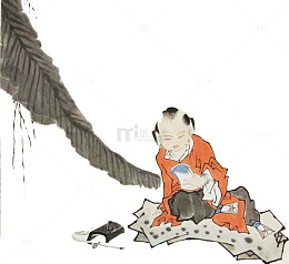 古代儿童读书