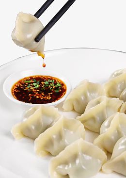 蒸饺美味食物png素材