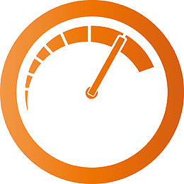 红色矢量汽车仪表盘图