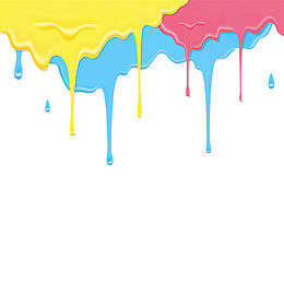 粉嫩色系彩色油漆