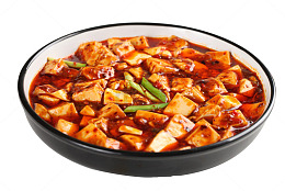 红色麻婆豆腐料理