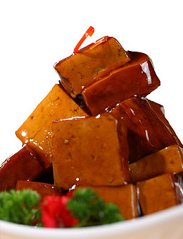 黄色酱嫩豆腐料理