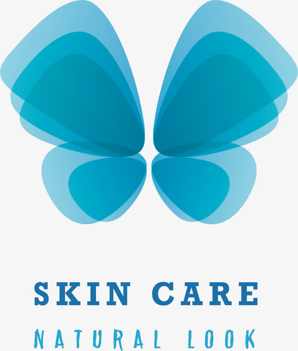 蝴蝶美容logo设计素材免费下载_觅元素