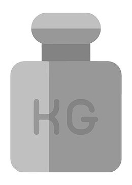 手绘风格秤砣免抠