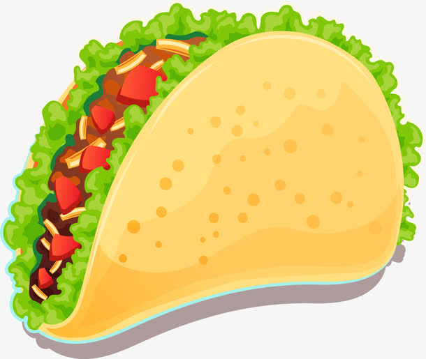 矢量手绘肉夹馍